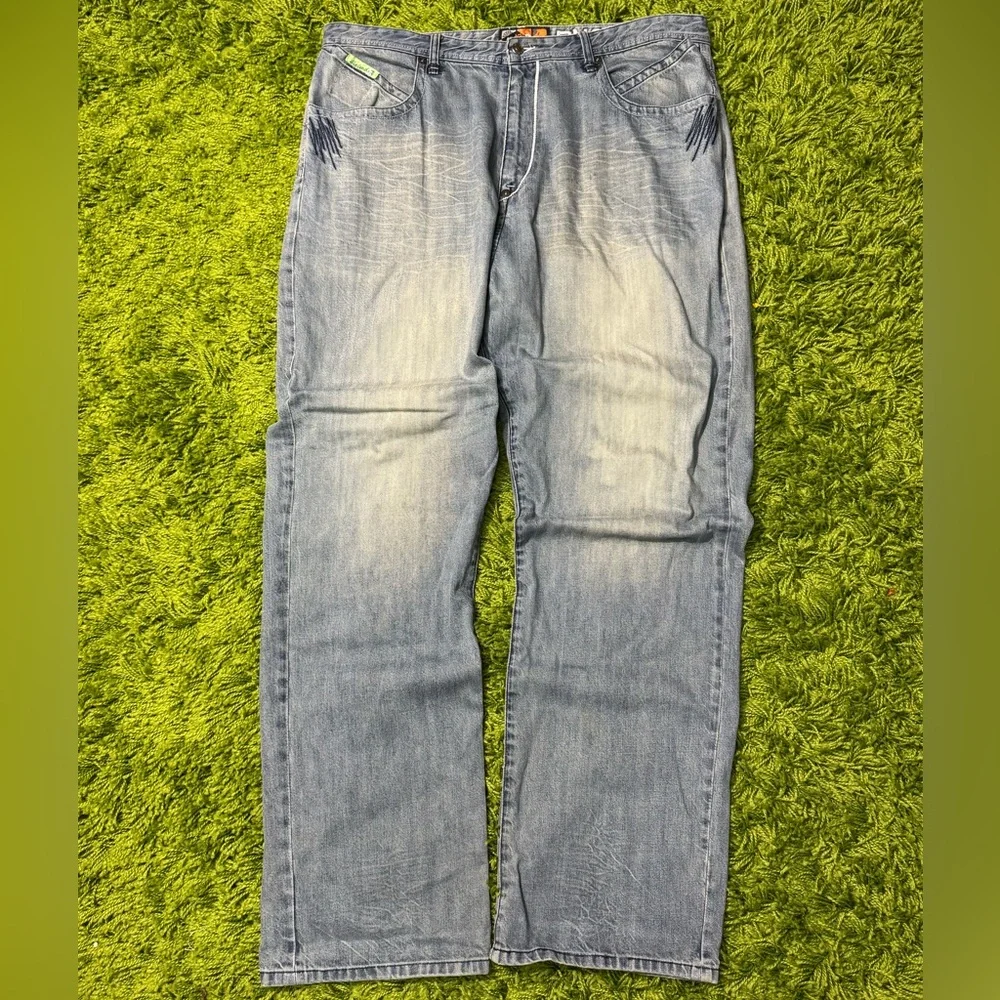 Y2K Skater Akademiks Baggy Jeans - Picture 2 of 5
